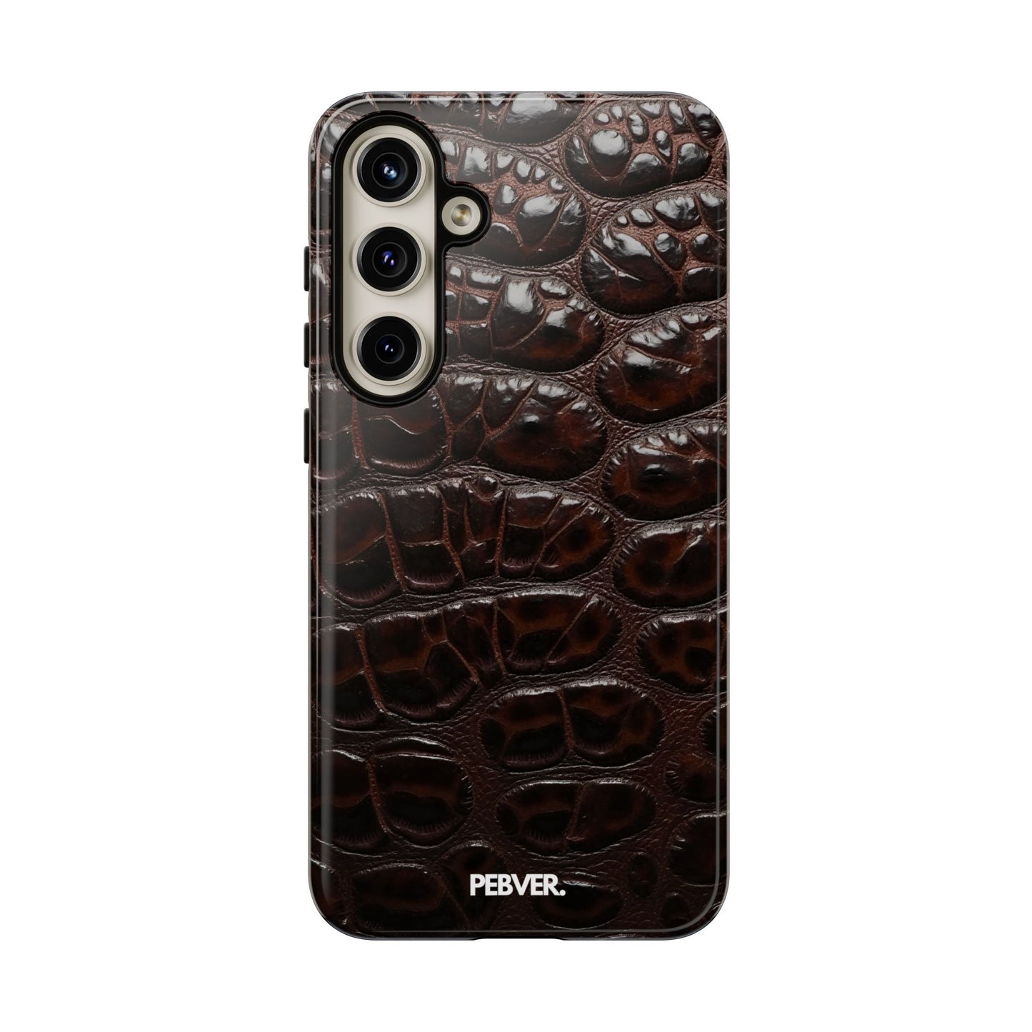 Brown Leather | Phone Case Samsung Galaxy S24 Plus Glossy