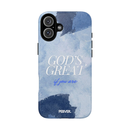 God's Great | Phone Case iPhone 16 Plus Glossy