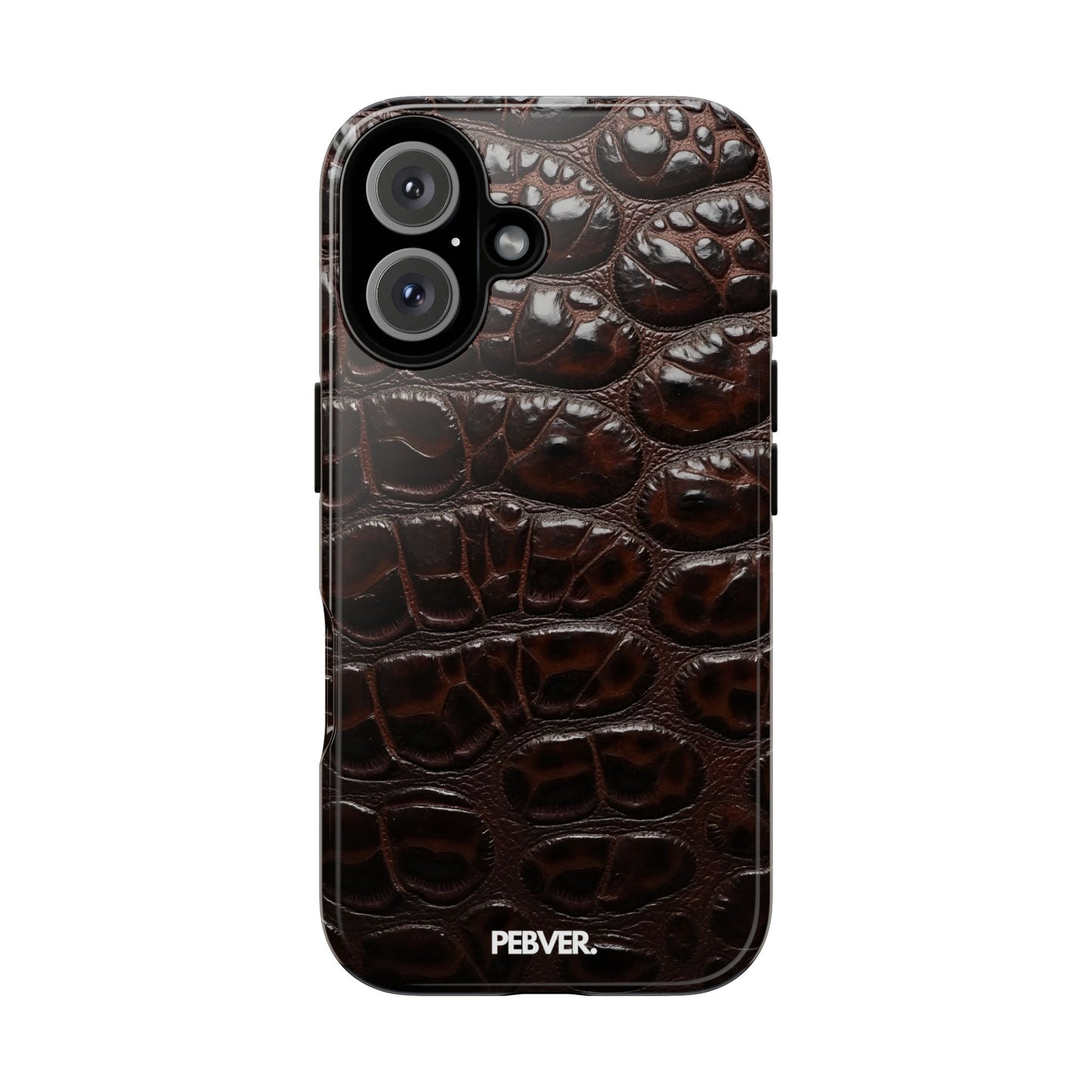 Brown Leather | Phone Case iPhone 16 Glossy