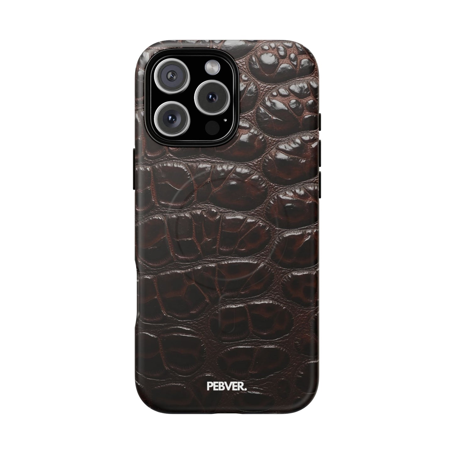 Leather | MagSafe Phone Case PEBVER. iPhone 16 Pro Max Matte
