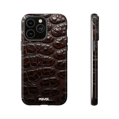 Brown Leather | Phone Case iPhone 14 Pro Max Glossy