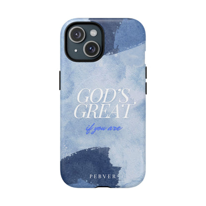 God's Great | MagSafe Phone Case PEBVER. iPhone 15 Matte