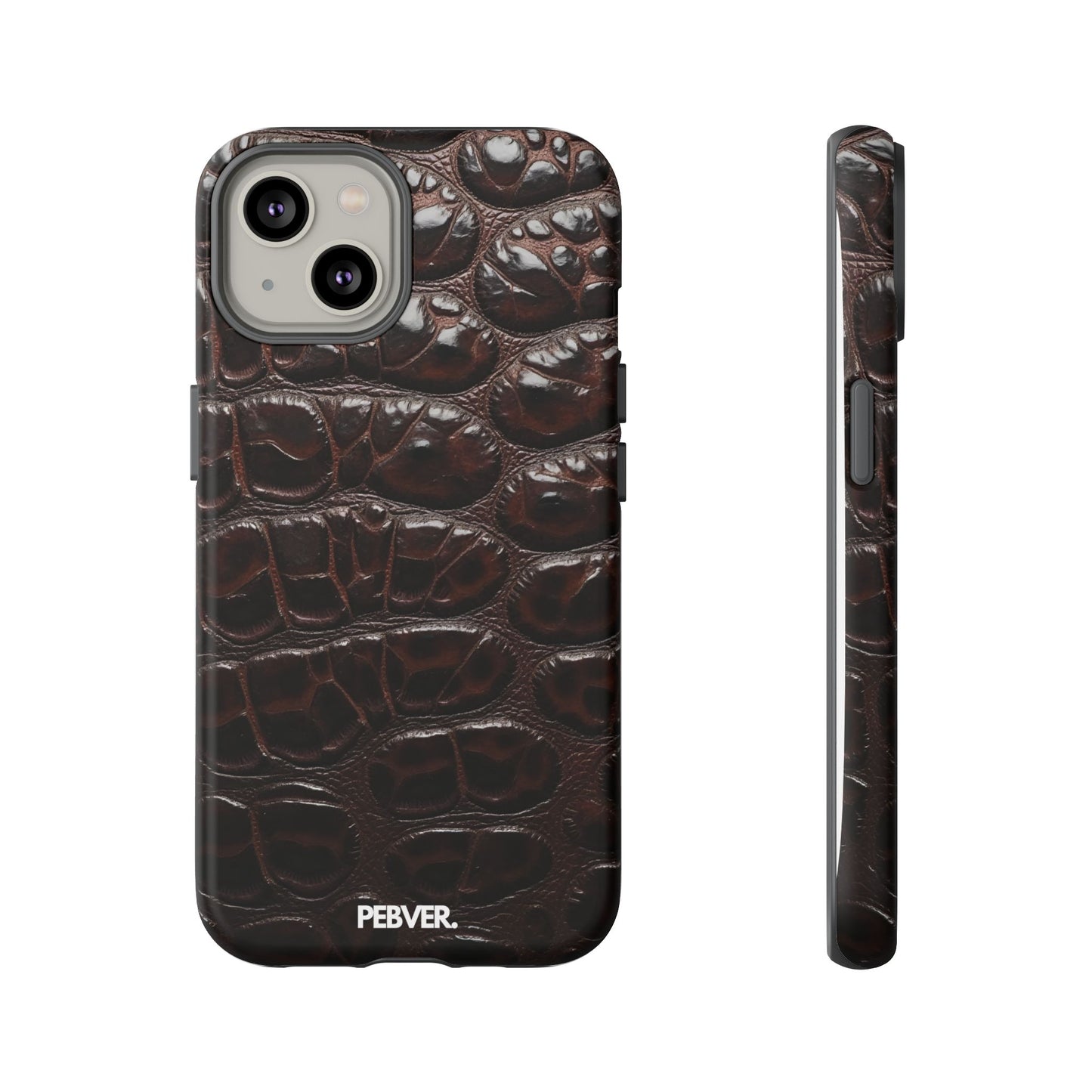 Brown Leather | Phone Case iPhone 14 Matte