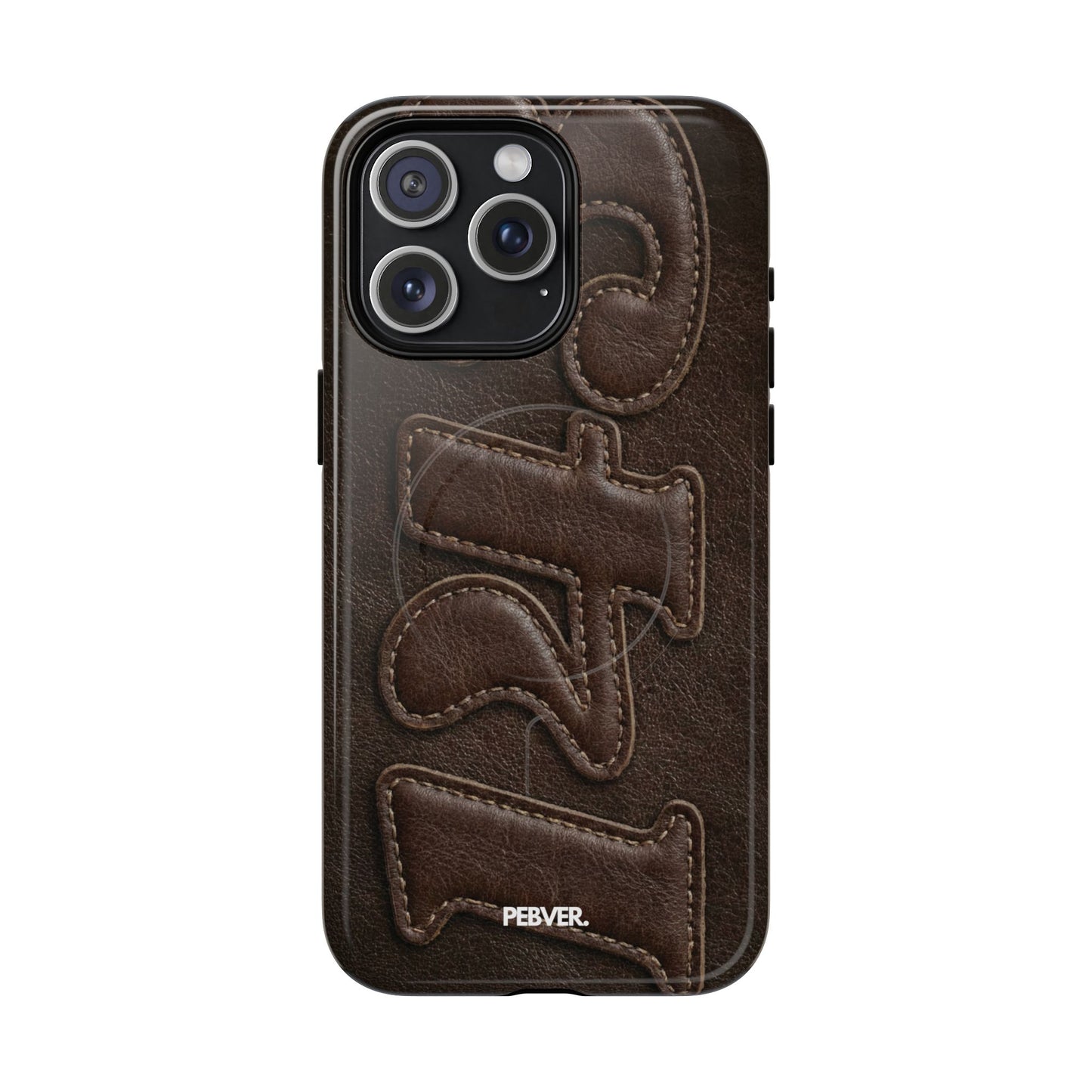 "Stitched" Magsafe Case Phone Case PEBVER. iPhone 15 Pro Max Glossy