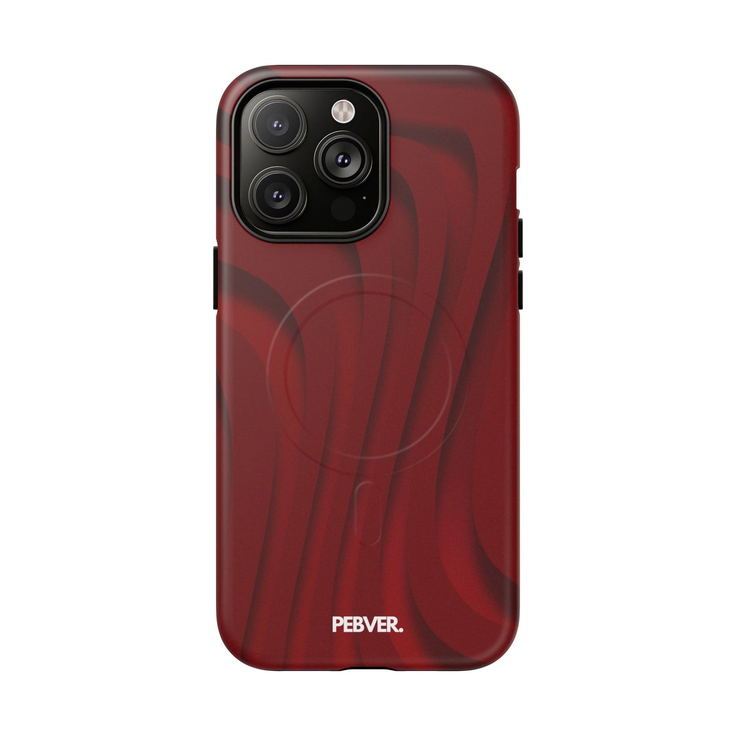 Slowed Red | MagSafe Phone Case PEBVER. iPhone 14 Pro Max Matte