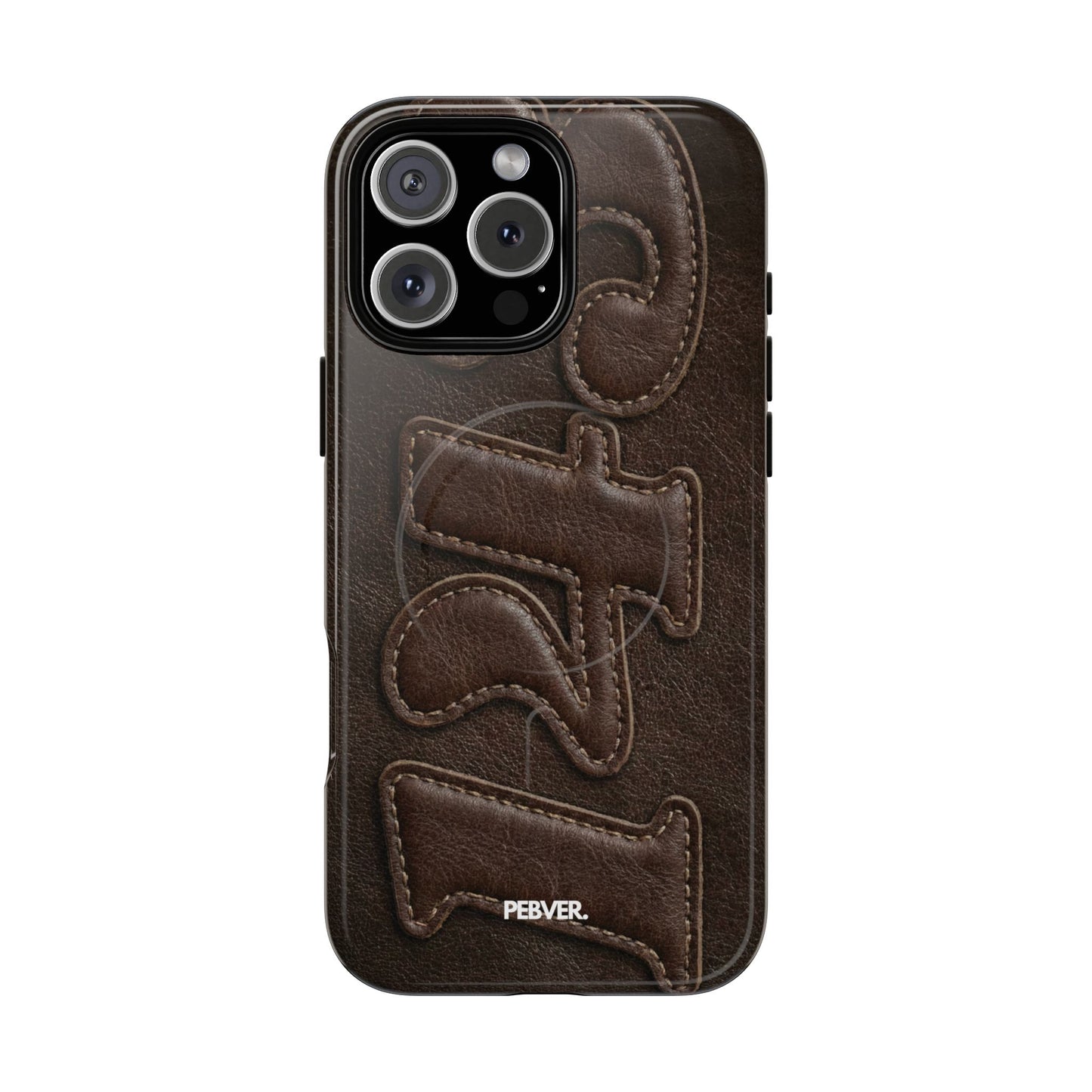 "Stitched" Magsafe Case Phone Case PEBVER. iPhone 16 Pro Max Glossy