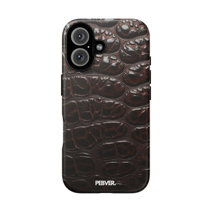 Brown Leather | Phone Case iPhone 16 Matte