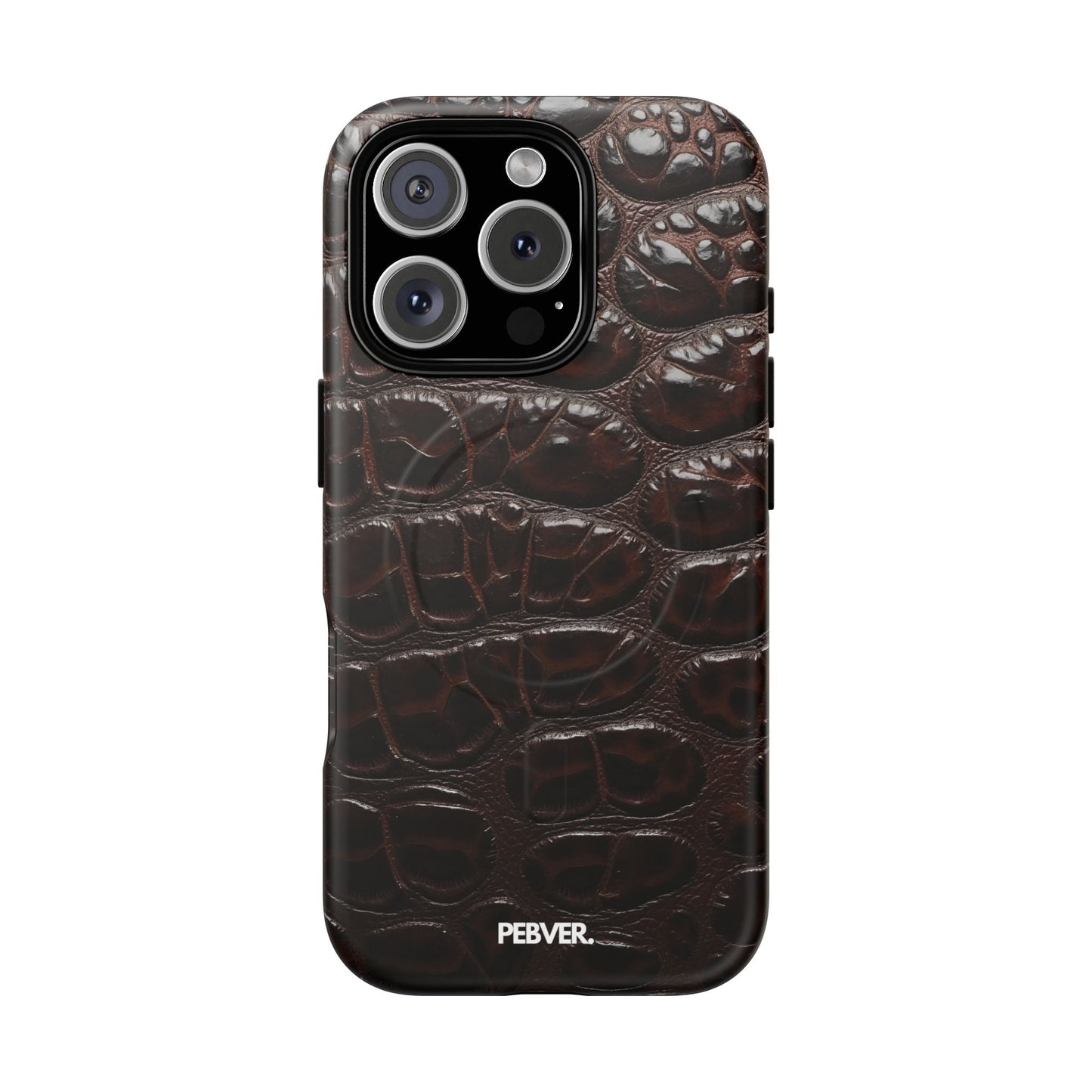 Leather | MagSafe Phone Case PEBVER. iPhone 16 Pro Matte