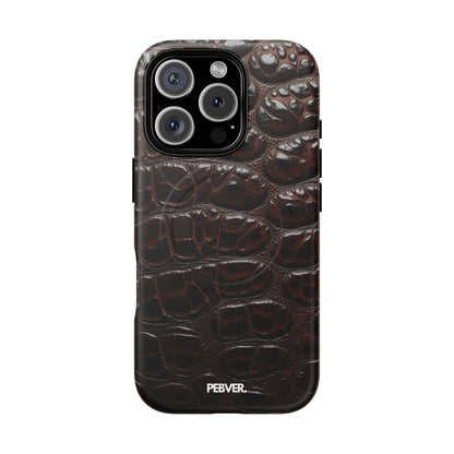 Leather | MagSafe Phone Case PEBVER. iPhone 16 Pro Matte