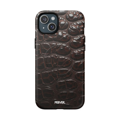 Leather | MagSafe Phone Case PEBVER. iPhone 15 Plus Matte