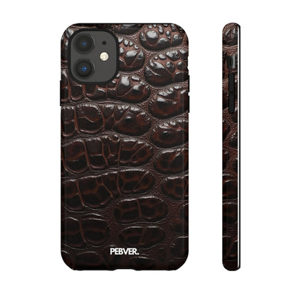 Brown Leather | Phone Case Phone Case PEBVER. iPhone 11 Glossy