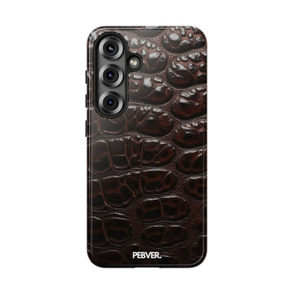 Brown Leather | Phone Case Samsung Galaxy S25 Glossy