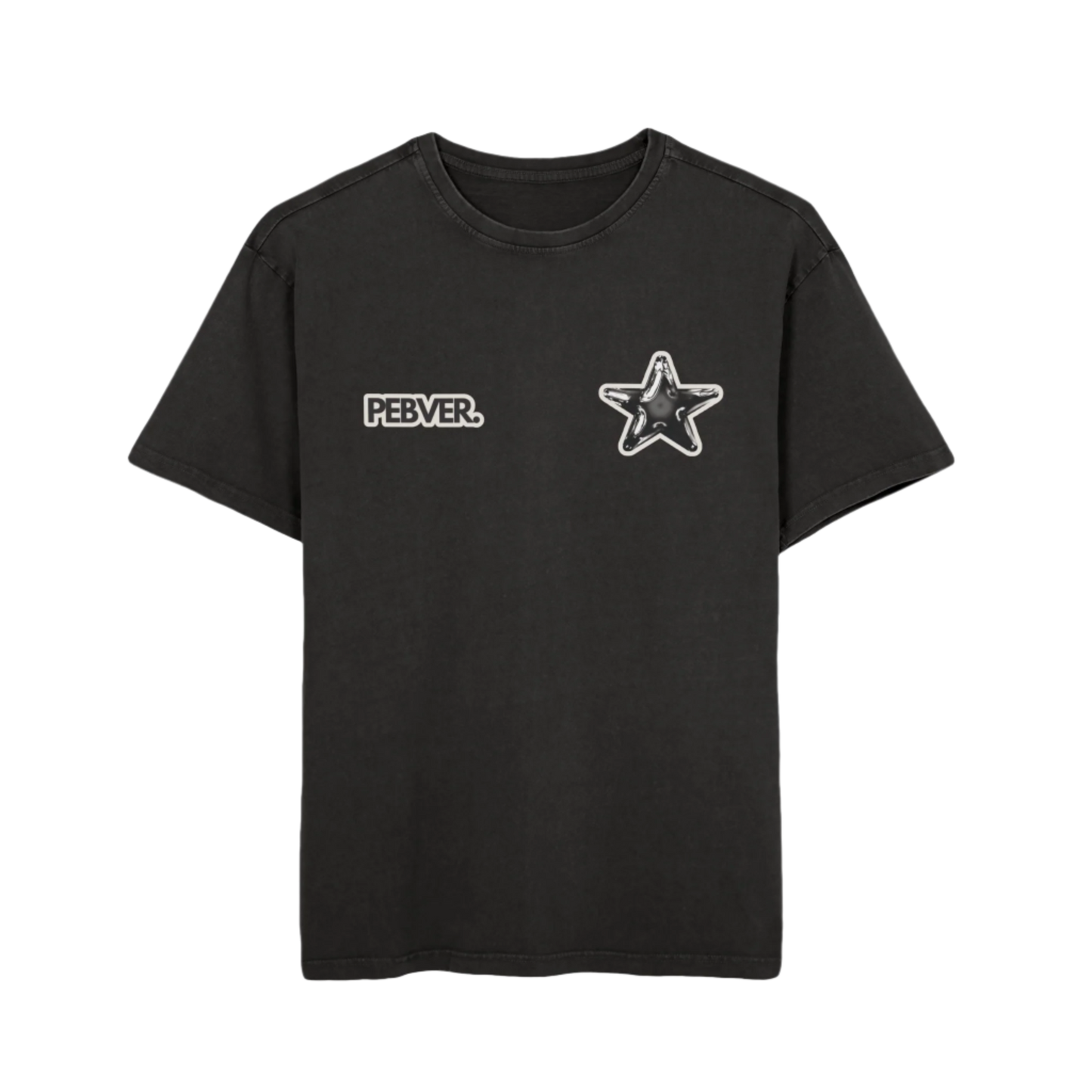 STAR | T-Shirt T-Shirt PEBVER. XS Black