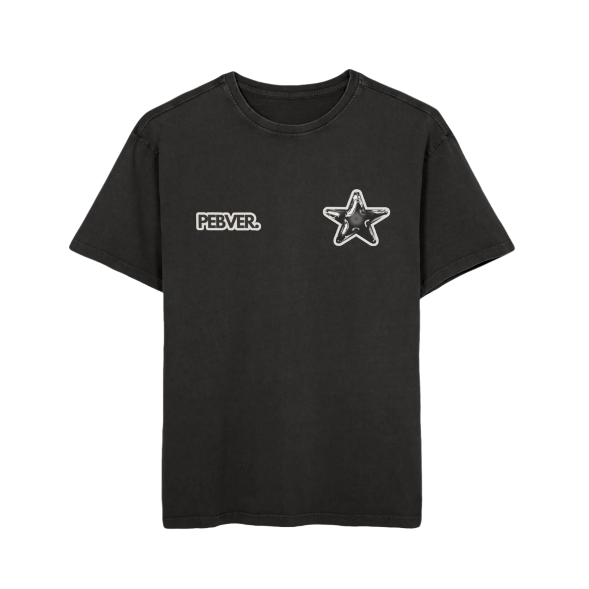STAR | T-Shirt T-Shirt PEBVER. XS Black