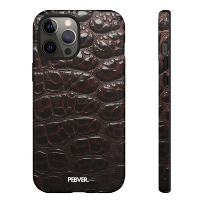 Brown Leather | Phone Case iPhone 12 Pro Max Glossy