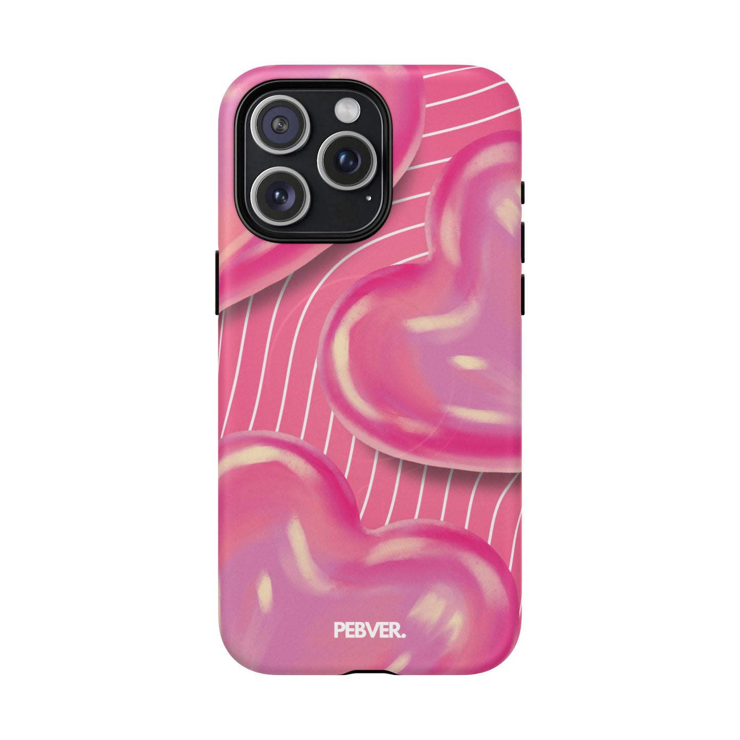 Hearts | MagSafe Phone Case PEBVER. iPhone 15 Pro Max Matte