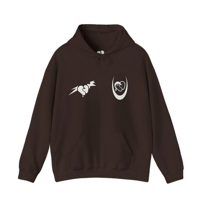 Fake Love | Hoodie Hoodie PEBVER. Dark Chocolate XL