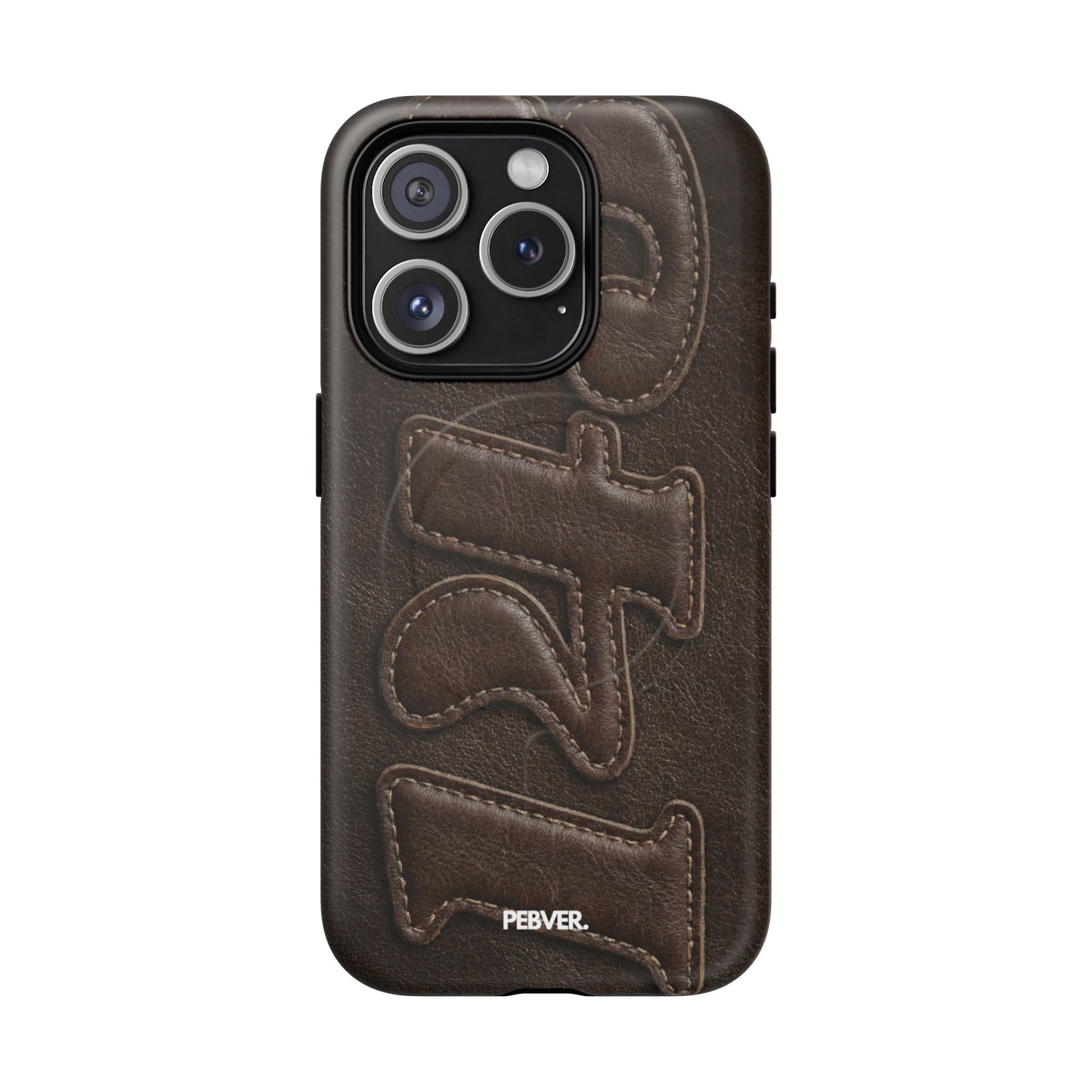 "Stitched" Magsafe Case Phone Case PEBVER. iPhone 15 Pro Matte