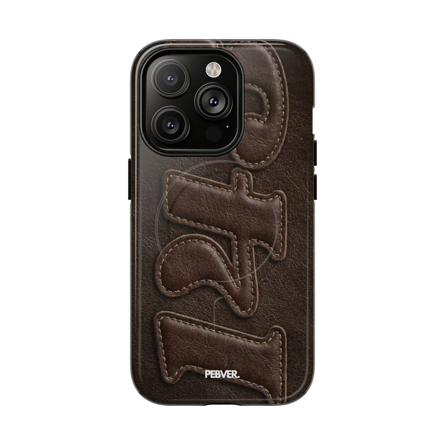 "Stitched" Magsafe Case Phone Case PEBVER. iPhone 14 Pro Glossy