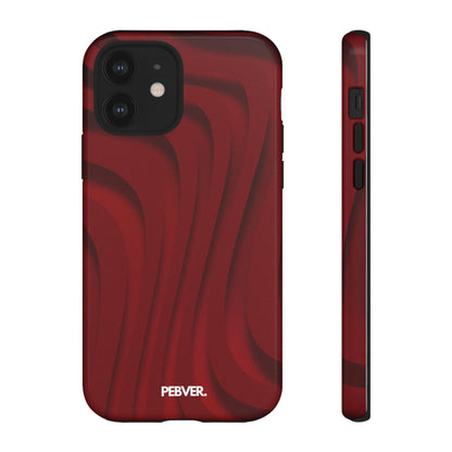 Slowed Red | Phone Case Phone Case PEBVER. iPhone 12 Glossy