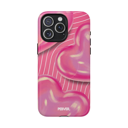 Hearts | MagSafe Phone Case PEBVER. iPhone 15 Pro Max Glossy