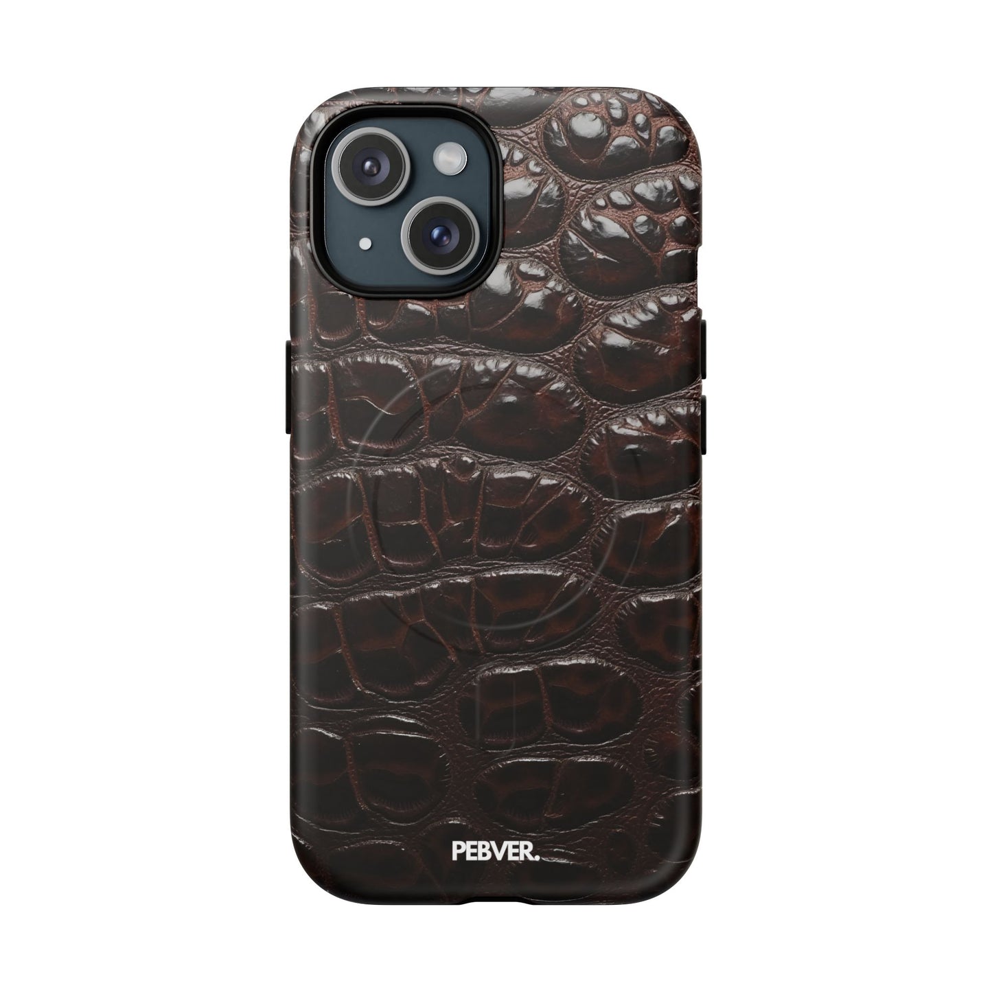 Leather | MagSafe Phone Case PEBVER. iPhone 15 Matte