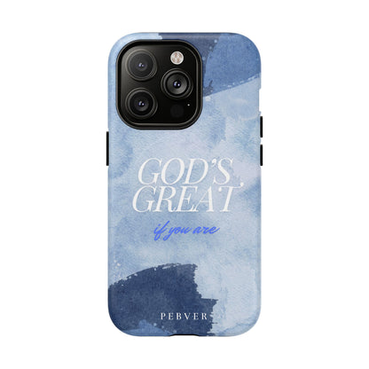 God's Great | MagSafe Phone Case PEBVER. iPhone 14 Pro Matte