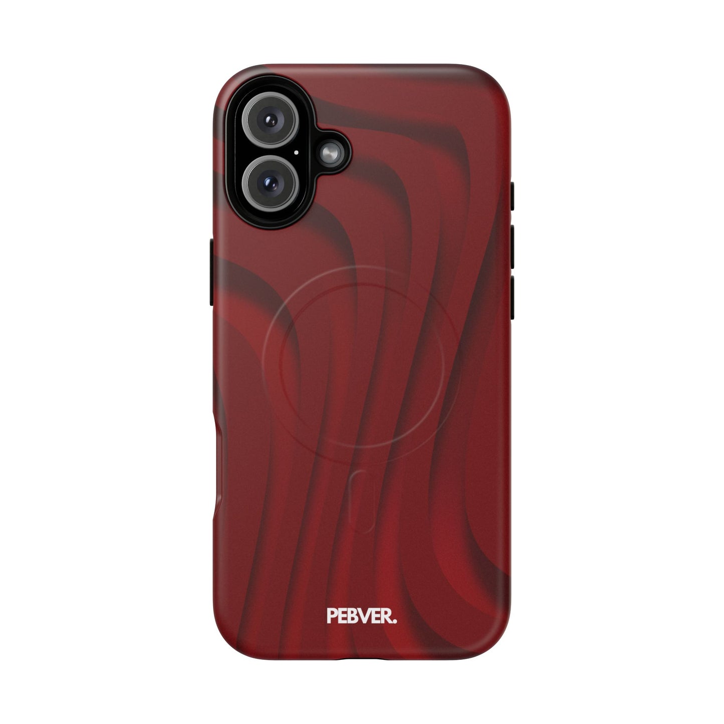 Slowed Red | MagSafe Phone Case PEBVER. iPhone 16 Plus Matte