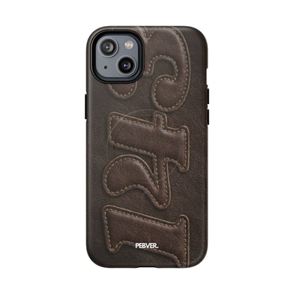 "Stitched" Magsafe Case Phone Case PEBVER. iPhone 14 Plus Matte