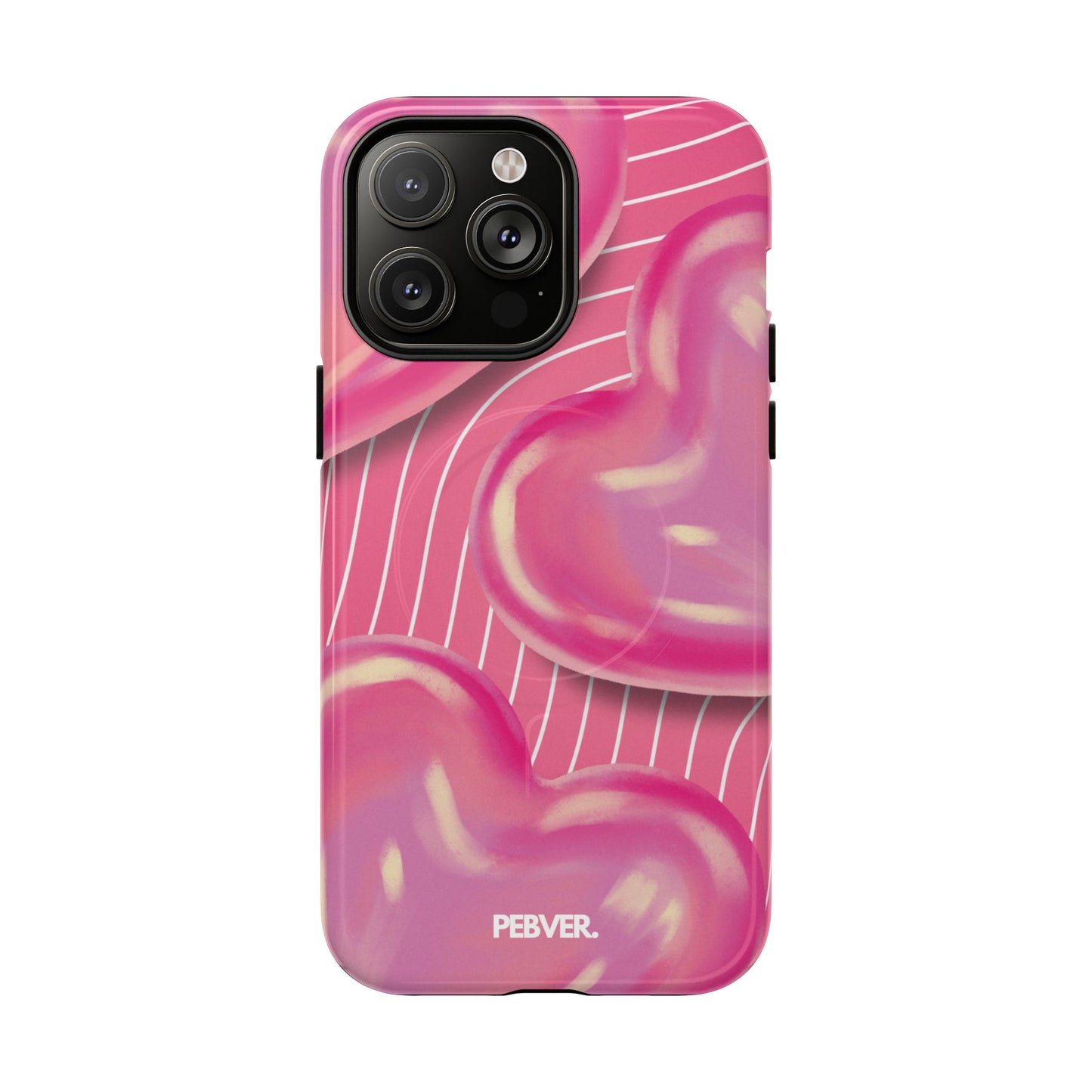 Hearts | MagSafe Phone Case PEBVER. iPhone 14 Pro Max Glossy