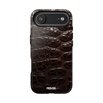 Brown Leather | Phone Case iPhone 17 Air Glossy