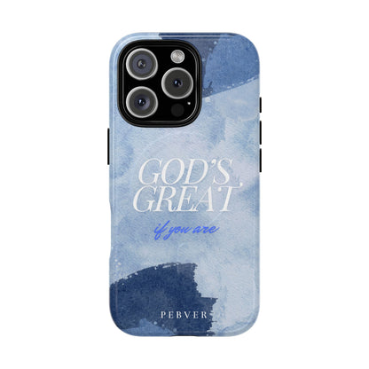 God's Great | MagSafe Phone Case PEBVER. iPhone 16 Pro Glossy