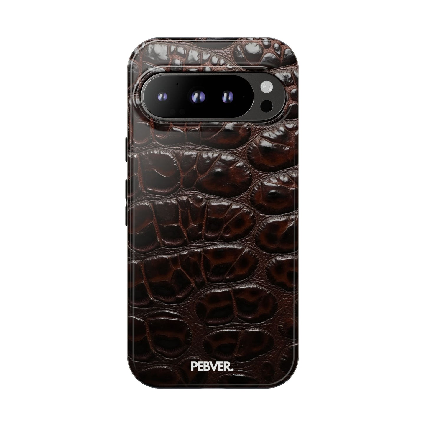 Brown Leather | Phone Case Google Pixel 9 Pro Glossy