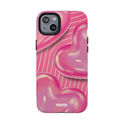 Hearts | MagSafe Phone Case PEBVER. iPhone 14 Plus Glossy