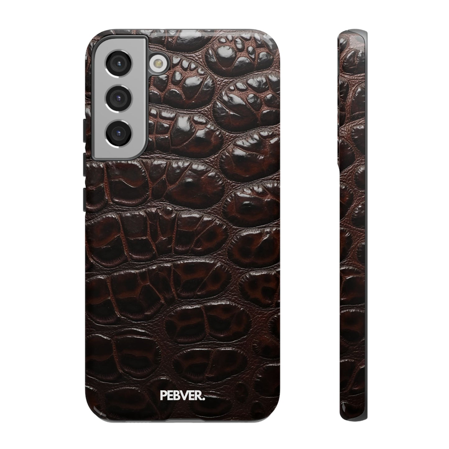 Brown Leather | Phone Case Samsung Galaxy S22 Plus Glossy
