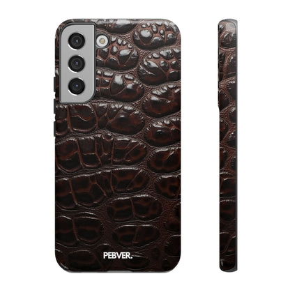 Brown Leather | Phone Case Samsung Galaxy S22 Plus Glossy