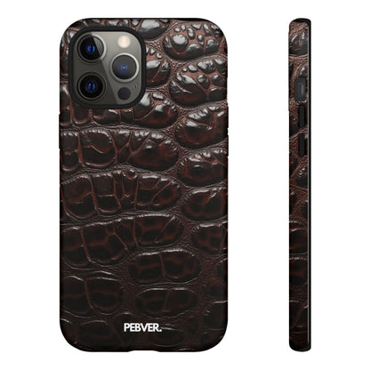 Brown Leather | Phone Case iPhone 12 Pro Max Matte