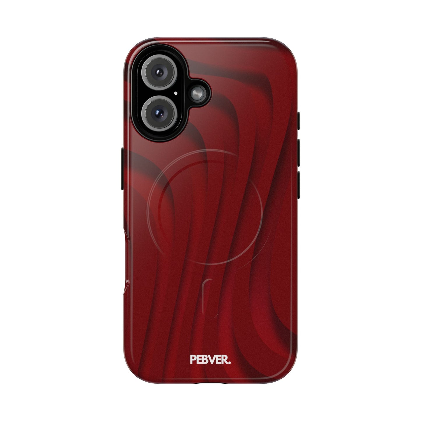 Slowed Red | MagSafe Phone Case PEBVER. iPhone 16 Glossy