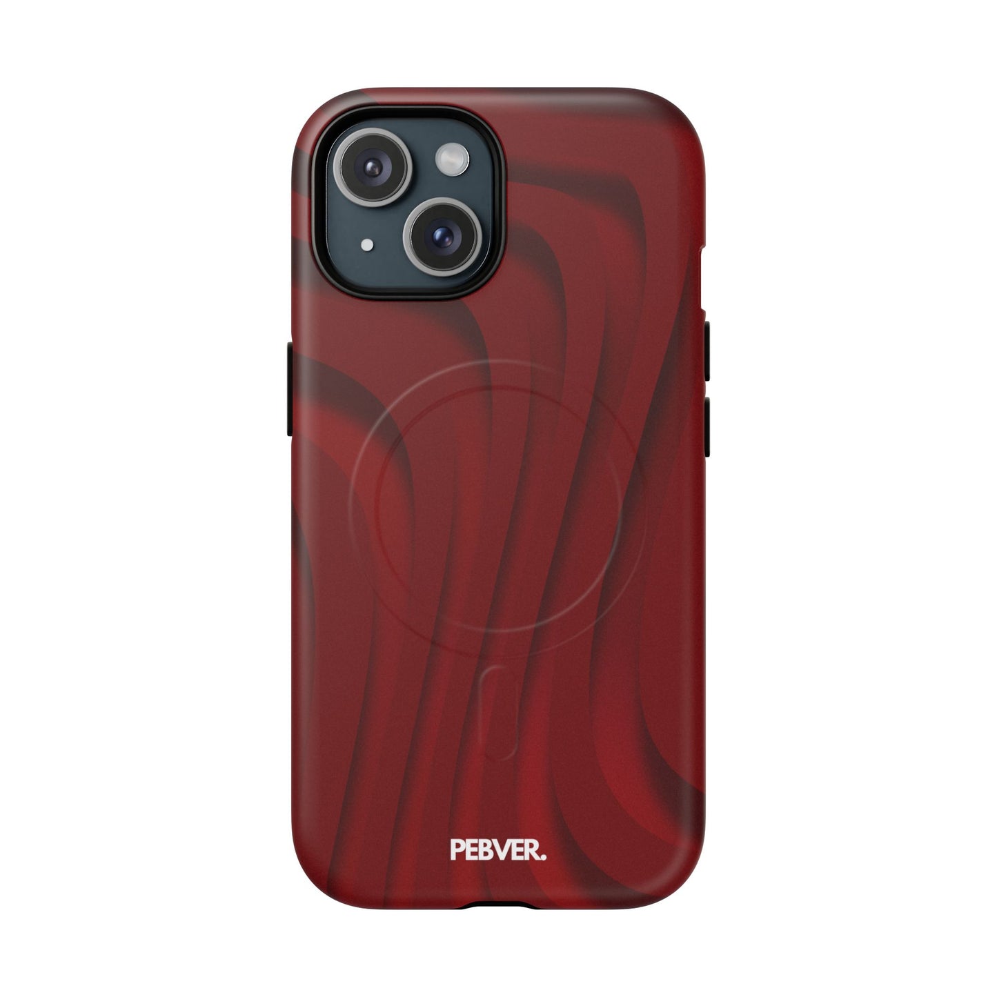 Slowed Red | MagSafe Phone Case PEBVER. iPhone 15 Matte