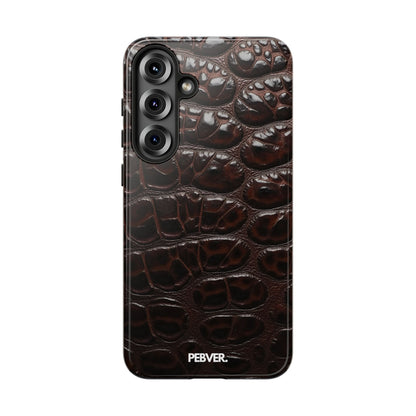 Brown Leather | Phone Case Samsung Galaxy S25 Plus Glossy