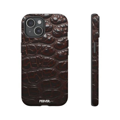 Brown Leather | Phone Case iPhone 15 Matte