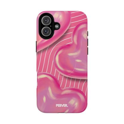 Hearts | MagSafe Phone Case PEBVER. iPhone 16 Plus Glossy