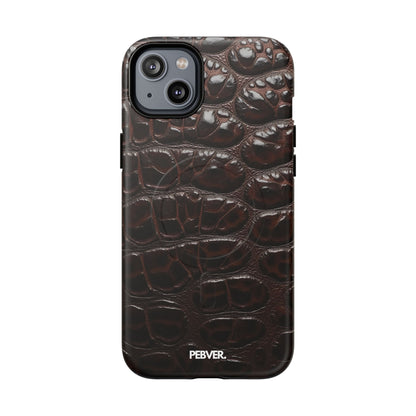 Leather | MagSafe Phone Case PEBVER. iPhone 14 Plus Matte
