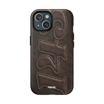 "Stitched" Magsafe Case Phone Case PEBVER. iPhone 15 Matte
