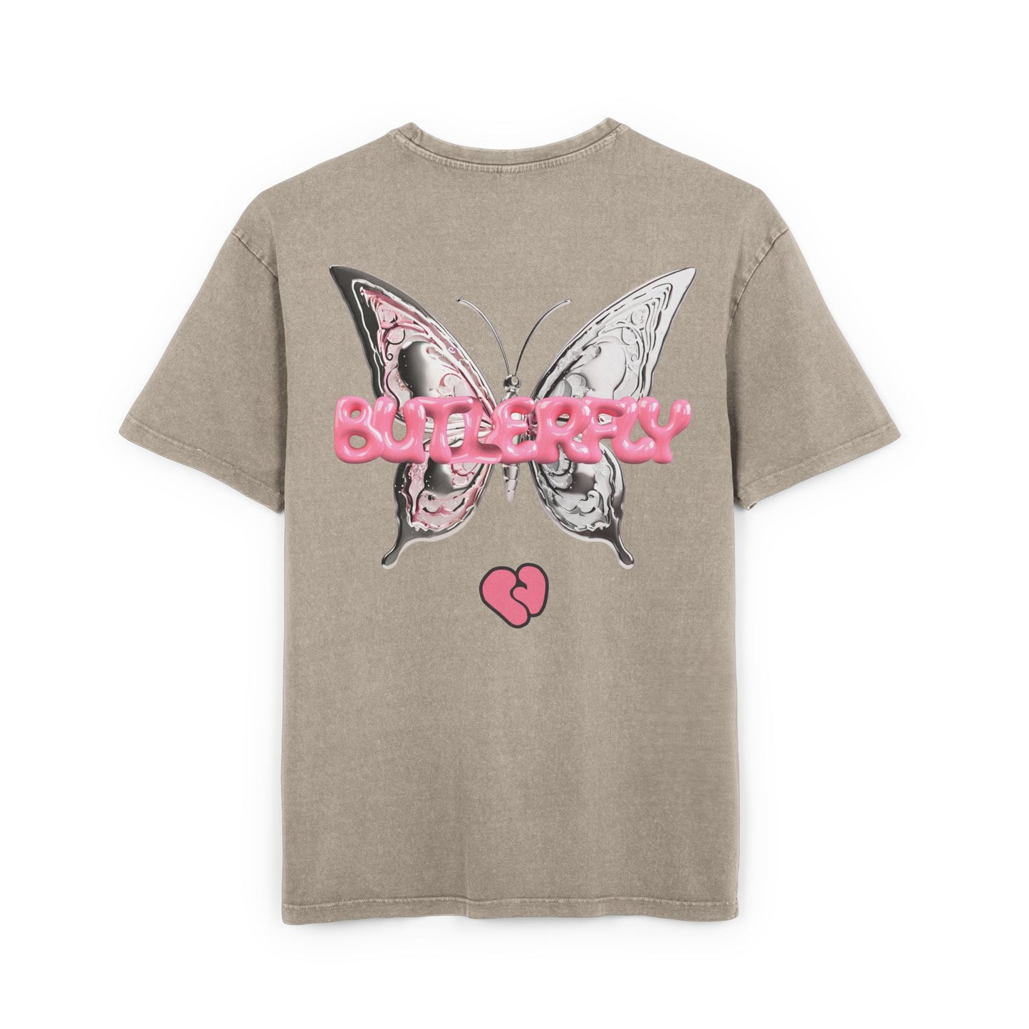 Butterfly | T-Shirt T-Shirt PEBVER. XS Dark Khaki