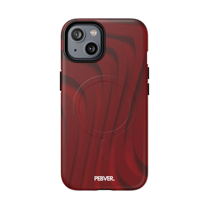 Slowed Red | MagSafe Phone Case PEBVER. iPhone 14 Matte