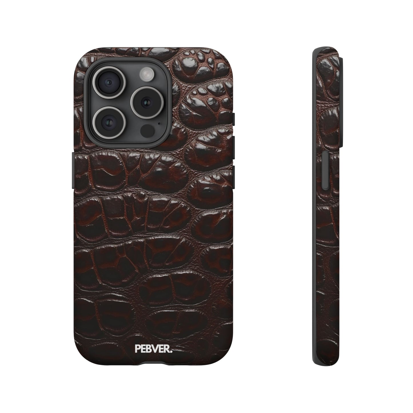Brown Leather | Phone Case iPhone 15 Pro Matte