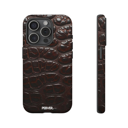 Brown Leather | Phone Case iPhone 15 Pro Matte