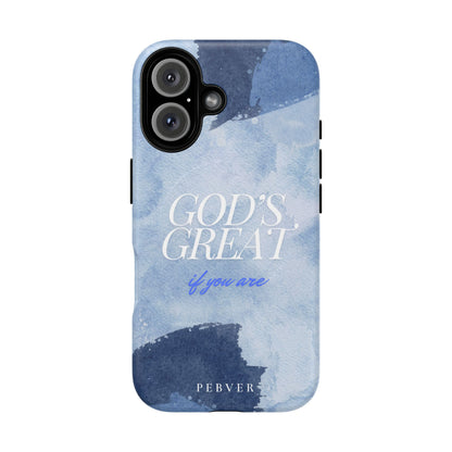 God's Great | MagSafe Phone Case PEBVER. iPhone 16 Matte