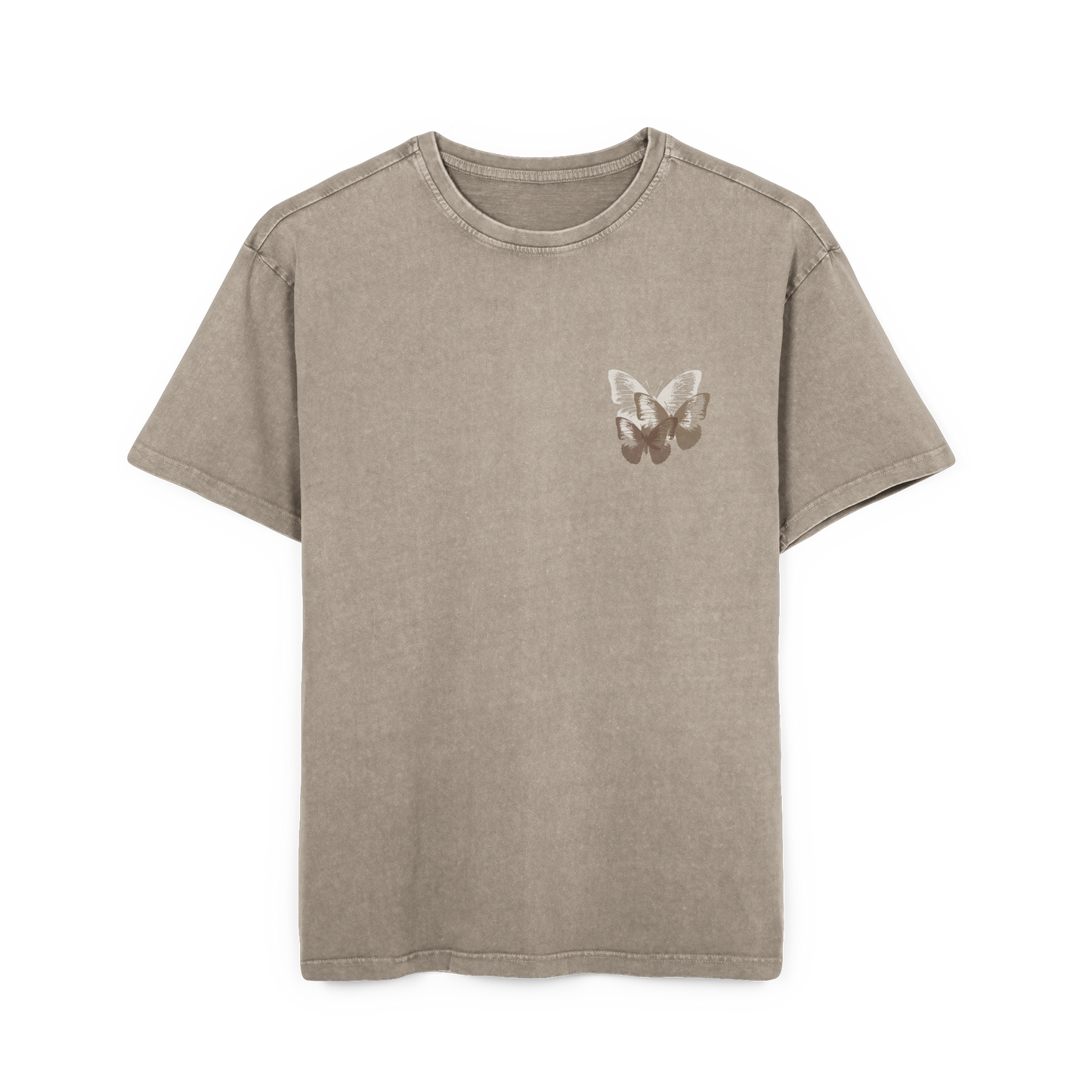 Butterfly T-Shirt T-Shirt PEBVER. XS Dark Khaki